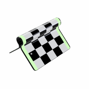 Black and White Hawk Eye™️ Bird Flight Diverter BFD-050-BW