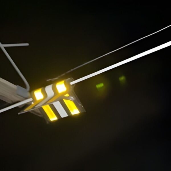 Bird Flight Diverter at night